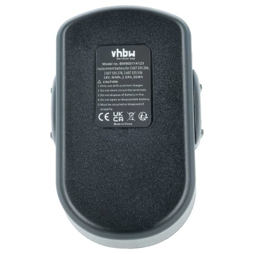 VHBW Electric Tool Battery Bosch 2 607 335 278, 2 607 335 266 - 2000 mAh 18 V NiMH