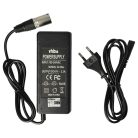 VHBW 42V 2.2A Hálózati töltő 36V-os Li-Ion akkumulátorhoz (Elektromos Kerékpár) XLR 3 Pin