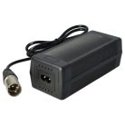 VHBW 42V 2.2A Hálózati töltő 36V-os Li-Ion akkumulátorhoz (Elektromos Kerékpár) XLR 3 Pin