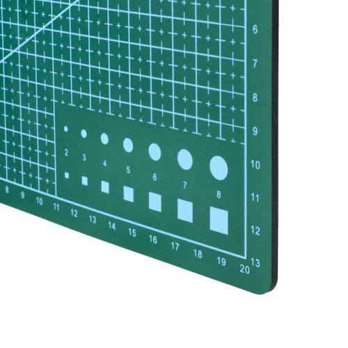 VHBW A5 Cutting Mat, 15 x 22 cm, Self-Healing, Gridded, Double-Sided