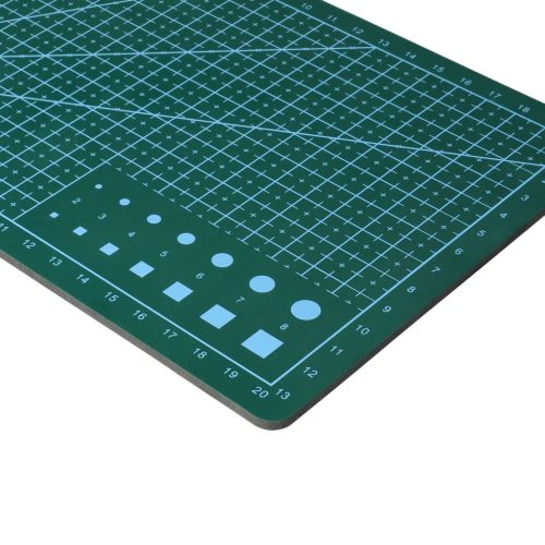 VHBW A5 Cutting Mat, 15 x 22 cm, Self-Healing, Gridded, Double-Sided