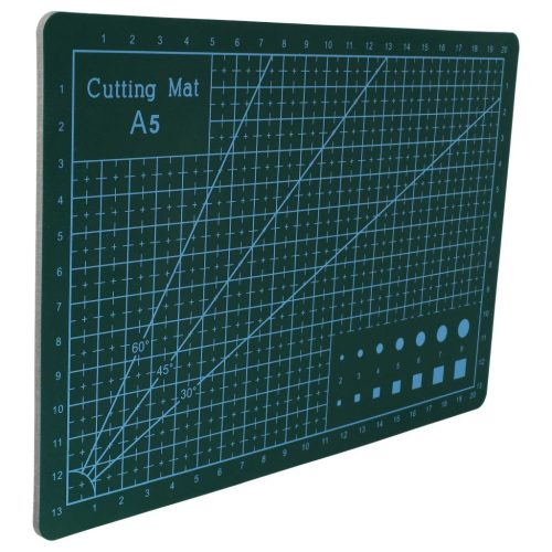 VHBW A5 Cutting Mat, 15 x 22 cm, Self-Healing, Gridded, Double-Sided