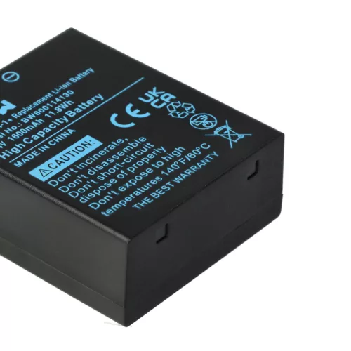 VHBW Battery for Olympus BLH-1 replacement - 1600 mAh 7.4 V Li-Ion