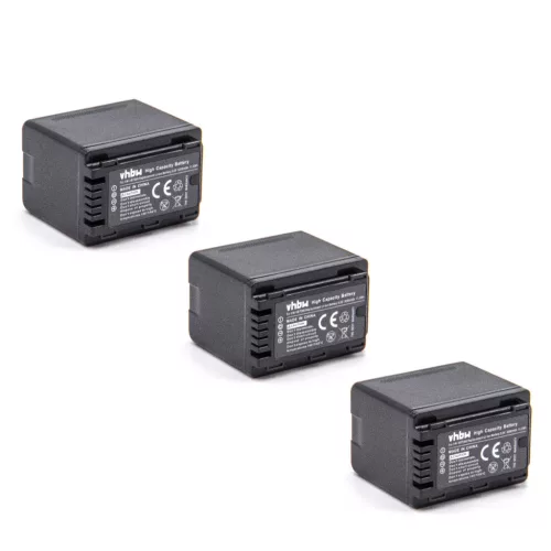 VHBW Video Camera Battery VW-VBK180, VW-VBK360, VW-VBT380, VW-VBT190 - 3200 mAh 3.6 V Li-Ion