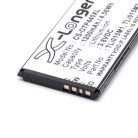 VHBW Mobiltelefon akkumulátor  Alcatel TLi015M7, TLi015M1, TLi015MA - 1200 mAh 3,8 V Li-Ion