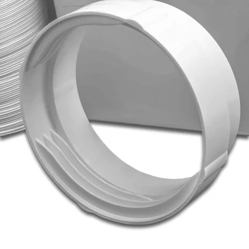 VHBW Kondenzátordoboz Szárítógéphez - Beltéri Kondenzátorkészlet Szellőzőtömlővel, Fehér Adapterrel