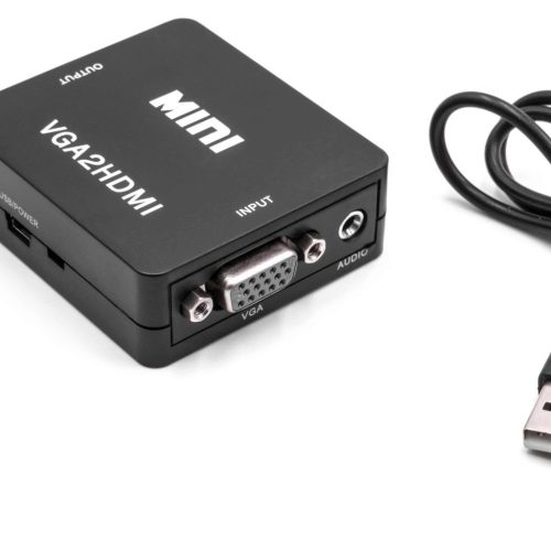 VGA-HDMI átalakító adapter kábel - fekete