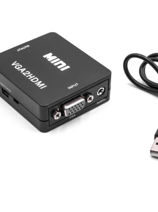 VGA-HDMI átalakító adapter kábel - fekete