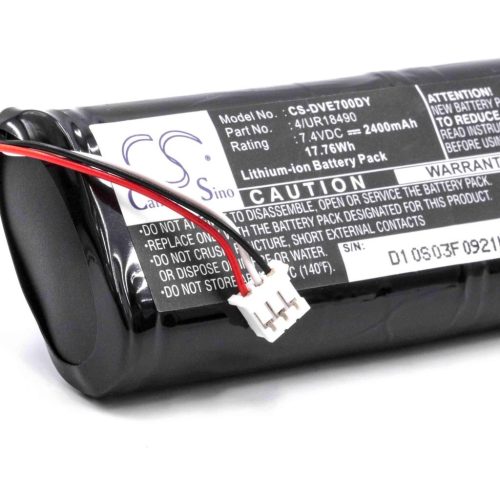 Sony 4/UR18490 DVD-lejátszó akkumulátor - 2400 mAh 7,4 V Li-Ion