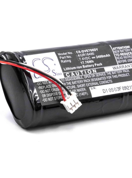 Sony 4/UR18490 DVD-lejátszó akkumulátor - 2400 mAh 7,4 V Li-Ion