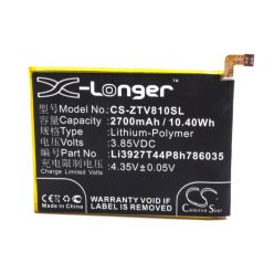   Mobiltelefon akkumulátor a ZTE Li3927T44P8h786035 telefonhoz - 2700 mAh 3,85 V Li-polimer - Okostelefon akkumulátor