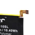 VHBW Mobile Phone Battery for ZTE Li3927T44P8h786035 - 2700 mAh 3.85 V Li-Polymer - Smartphone Battery