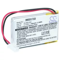   VHBW Solarlampe Akku 24-800-006, PLB-24-800-006, 24-800-002 - 700 mAh 3,7 V Li-Polymer