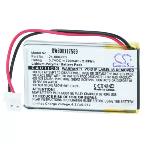 VHBW Solarlampe Akku 24-800-006, PLB-24-800-006, 24-800-002 - 700 mAh 3,7 V Li-Polymer