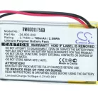 VHBW Solarlampe Akku 24-800-006, PLB-24-800-006, 24-800-002 - 700 mAh 3,7 V Li-Polymer