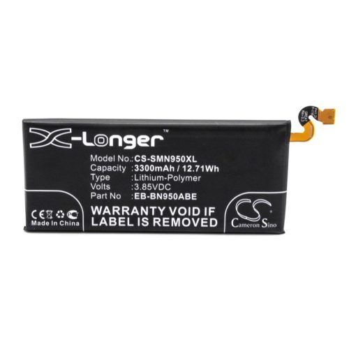 Mobiltelefon akkumulátor  Samsung EB-BN950ABE, GH82-15090A - 3300 mAh 3,85 V Li-polymer
