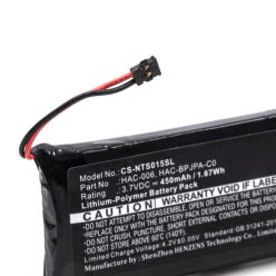   Nintendo Gamepad Controller HAC-BPJPA-C0, HAC-006 - 450 mAh, 3,7 V akkumulátor