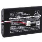 VHBW Logitech 623158 Távirányító Akkumulátor, 533-000128, 1300 mAh, 3,7 V, Li-Ion