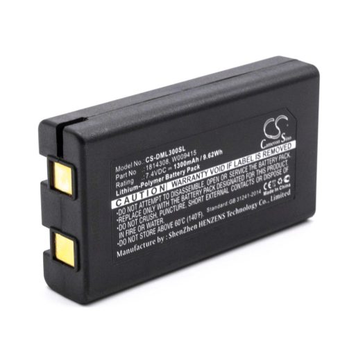 VHBW Nyomtatóakkumulátor  Dymo W009415, 643463, 1814308 nyomtatókhoz – 1300 mAh 7,4 V Li-polimer