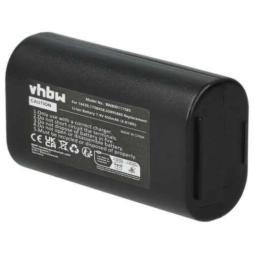 VHBW Nyomtató akkumulátor Dymo LabelManager 260p, PnP, 280-650 mAh 7,4 V Li-Ionhoz