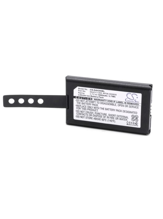 Datalogic 11300794 Vonalkód-leolvasó POS Akkumulátor, 3H21-00000370, 1000mAh, 3,7V, Li-Ion