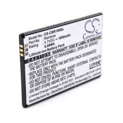   VHBW Mobile Phone Battery for Cubot Rainbow - 1800 mAh 3.7 V Li-Ion - Smartphone Battery