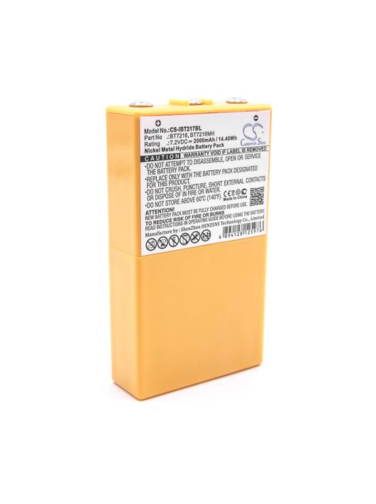 Itowa 26.105 Ipari Távirányító Elem, BT7216MH, BT7216 - 2000mAh 7,2V NiMH