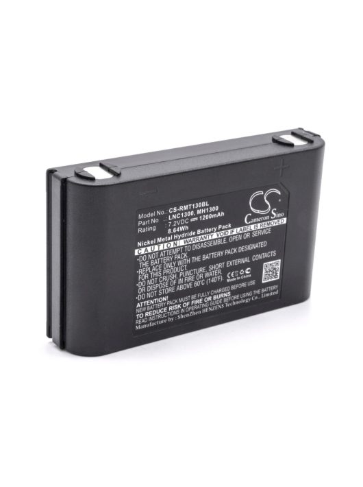 Ravioli LNC1300, MH1300, NC1300 Távirányító Elem - 1200 mAh 7,2 V NiMH