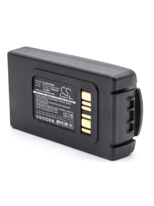 Datalogic 94ACC0048, BT-0015, 94ACC0046 Vonalkód-leolvasó Akkumulátor - 5200 mAh 3,7 V Li-Ion