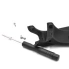 VHBW Suunto Smartwatch Csuklópánt - 12 cm + 9 cm, 21 mm, Szilikon, Fekete