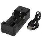 VHBW Micro USB Ladegerät für Lithium Knopfzellen, 14500 Akkuzellen - 4,2 V / 0,65 A