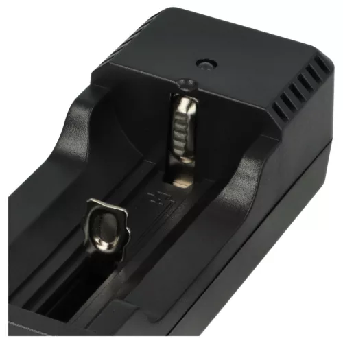 VHBW Micro USB Ladegerät für Lithium Knopfzellen, 14500 Akkuzellen - 4,2 V / 0,65 A