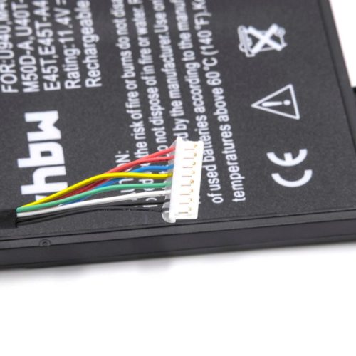 Notebook akkumulátor  Toshiba P31PE6-06-N01, PA5157U-1BRS - 4000 mAh 11,4 V Li-polimer, fekete