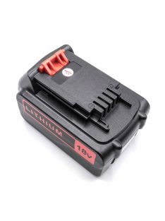   Akkumulátor Black & Decker készülékekhez, mint például a BL1518, 18V, Li-Ion, 4000mAh