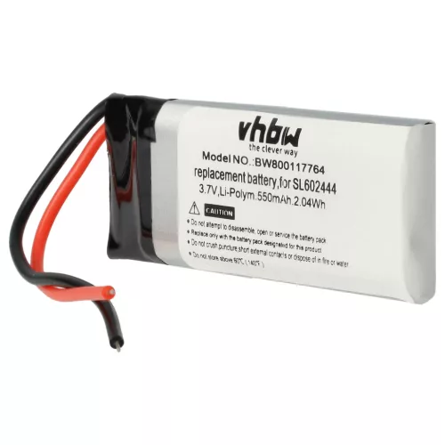 VHBW Oral Irrigator Battery instead of Philips SL602444 - 550 mAh 3.7 V Li-polymer