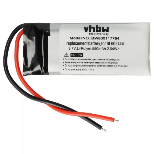 VHBW Oral Irrigator Battery instead of Philips SL602444 - 550 mAh 3.7 V Li-polymer