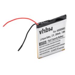   VHBW GPS Battery Navgear A505068G, 100618 E100602-BU50-1-R - 2000 mAh 3.7 V Li-polymer