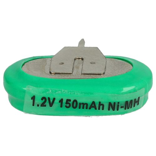 VHBW Button Cell Battery 1/V150H 3 Pins - 150 mAh 1.2 V NiMH