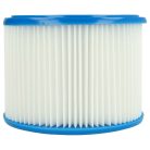 VHBW 1x Bosch 2607432024 Runde Filter, Weiß/Blau