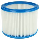 VHBW 1x Bosch 2607432024 Runde Filter, Weiß/Blau