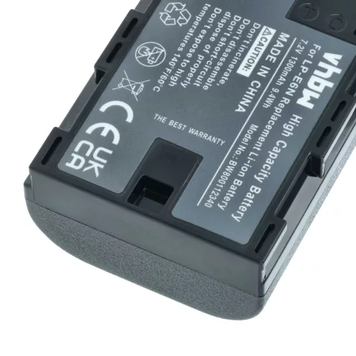 VHBW Akku Canon LP-E6N Ersatz - 1300 mAh 7,2 V Li-Ion