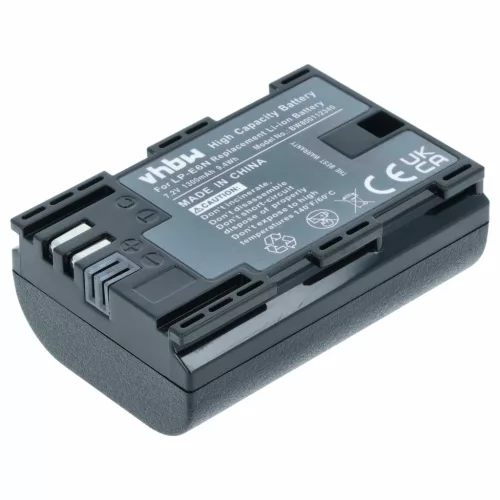VHBW Akku Canon LP-E6N Ersatz - 1300 mAh 7,2 V Li-Ion