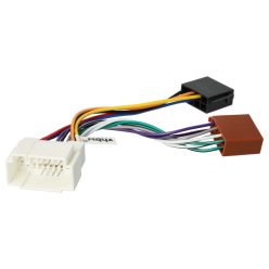   VHBW ISO Adapter für Honda, Fiat, Opel, Suzuki Autoradio - ISO 10487 Anschluss