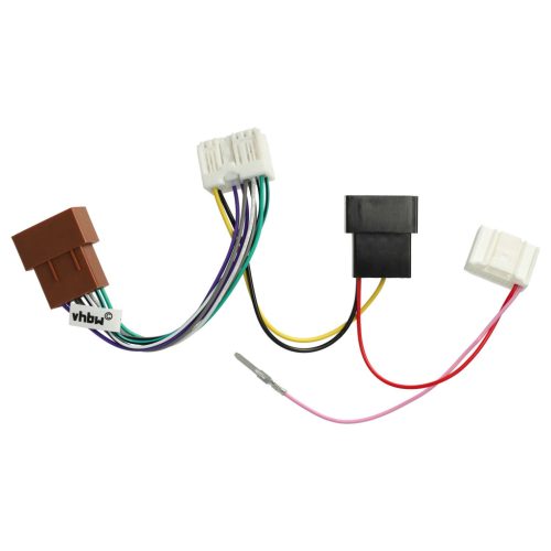 VHBW ISO Adapter Renault, Dacia, Mercedes, Opel autórádióhoz - ISO 10487 csatlakozó