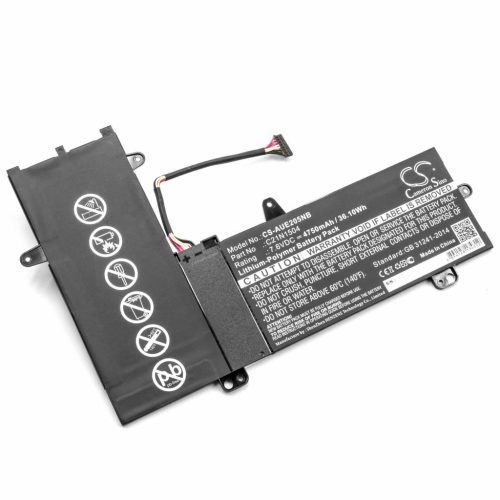 Notebook akkumulátor  Asus C21N1504-hez - 4750 mAh 7,6 V Li-polimer