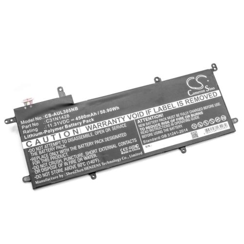 Notebook akkumulátor  Asus 0B200-01450000, C31N1428, 0B200-01450100 - 4500 mAh 11,31 V Li-polymer