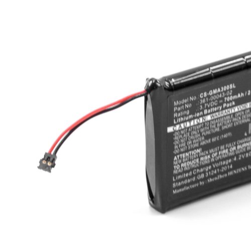 VHBW GPS Akku Garmin 361-00043-02 Ersatz - 700 mAh 3,7 V Li-Ion
