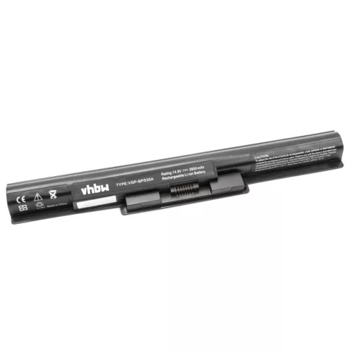 VHBW Notebook Akku VGP-BPS35A, VGP-BPS35 - 2600 mAh 14,8 V Li-Ion
