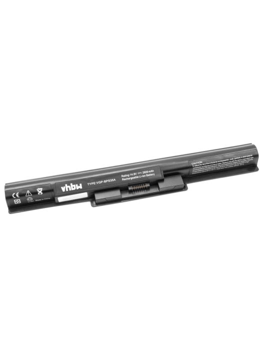 Notebook akkumulátor  Sony VGP-BPS35A, VGP-BPS35 - 2600 mAh 14,8 V Li-Ion, fekete