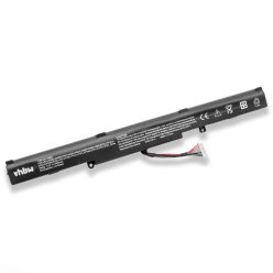  Notebook akkumulátor  Asus 0B110-00220000, 0B110-00220100 - 2600 mAh 14,4 V Li-Ion, fekete